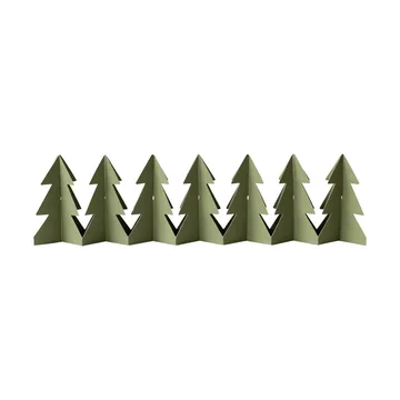 Decorazione Tree in a row 60 cm - Verde, 7x60 cm - DBKD