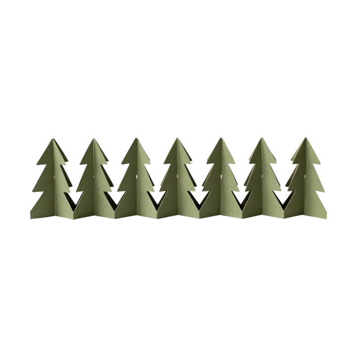 Decorazione Tree in a row 60 cm - Verde, 7x60 cm - DBKD