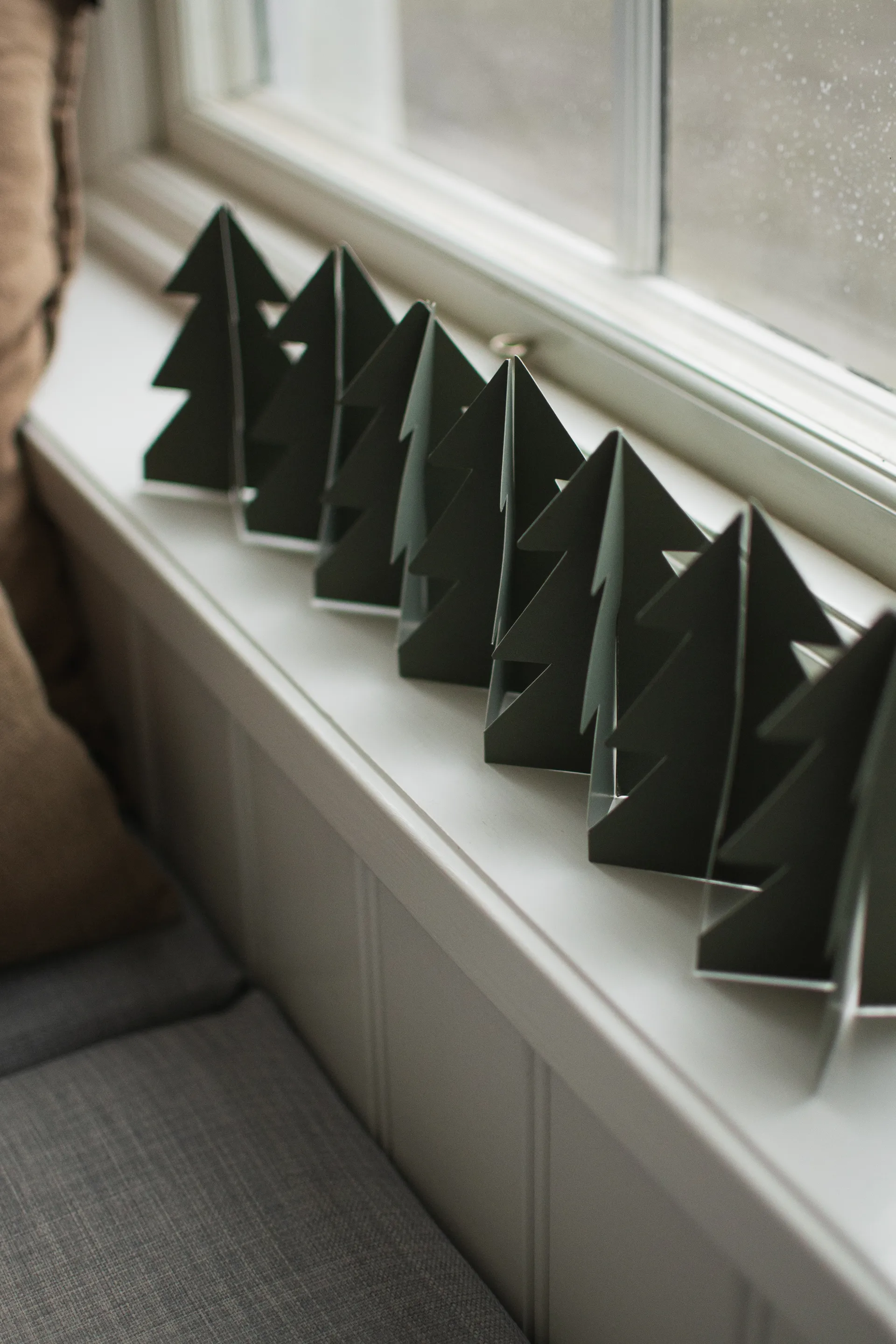 Decorazione Tree in a row 60 cm, Verde, 7x60 cm DBKD