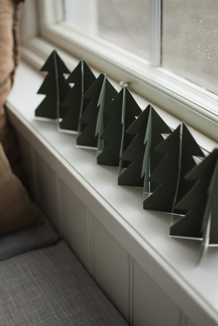 Decorazione Tree in a row 60 cm, Verde DBKD