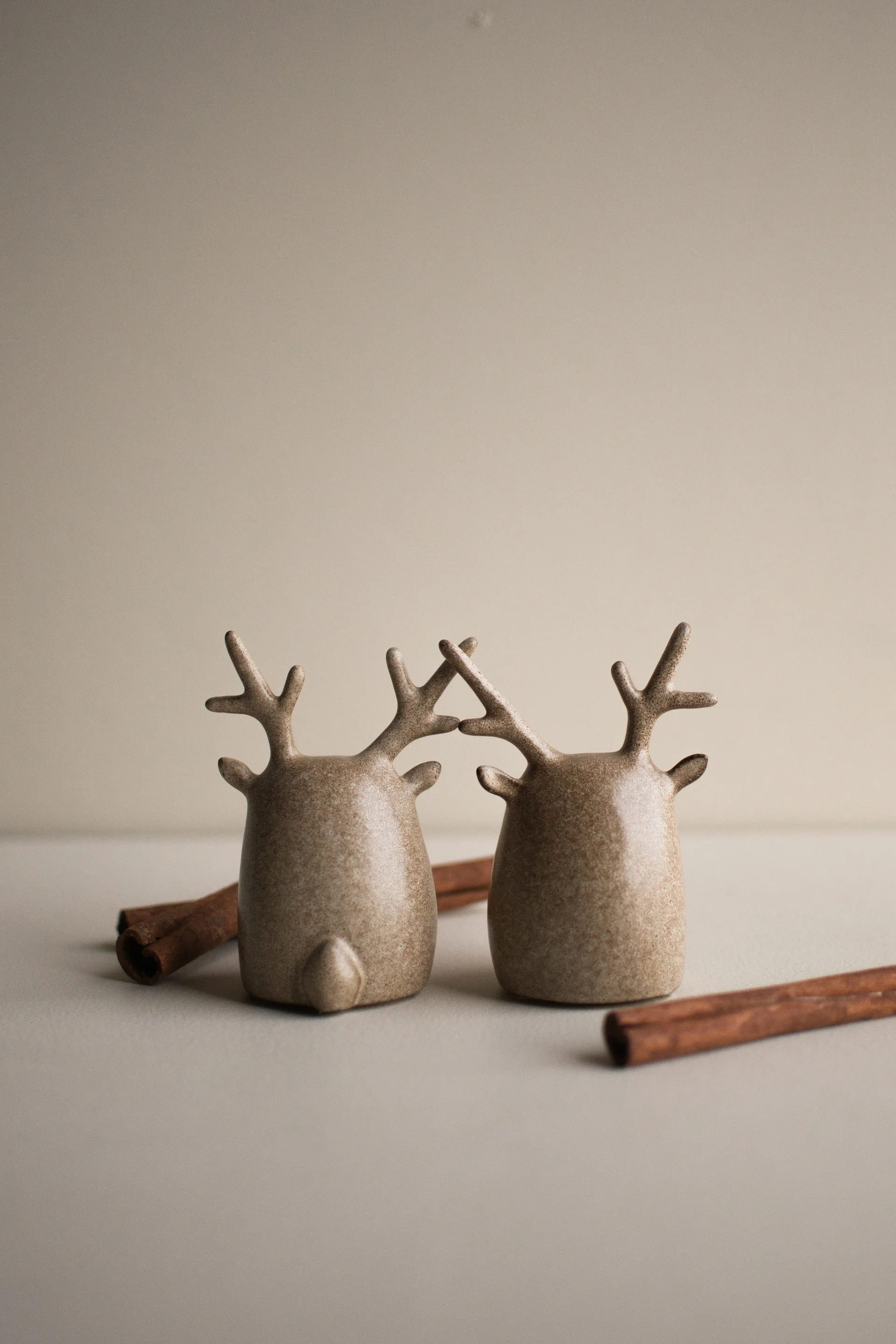 Deer twins 2 pezzi, Beige DBKD
