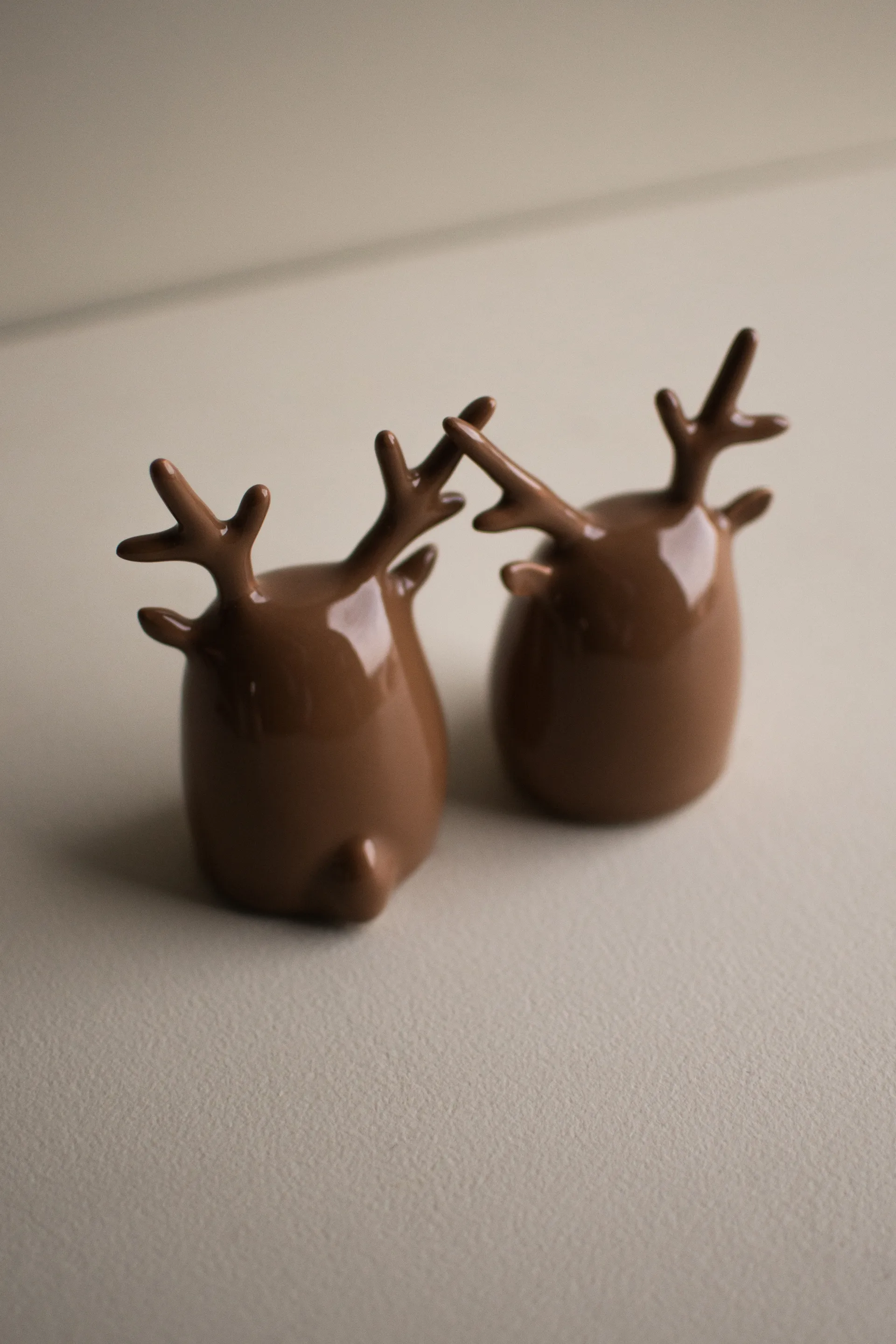 Deer twins 2 pezzi, Shiny nougat DBKD