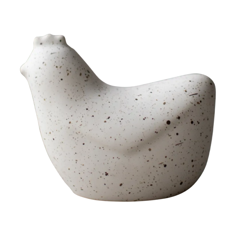 Galline Mini 8 cm, White dot DBKD