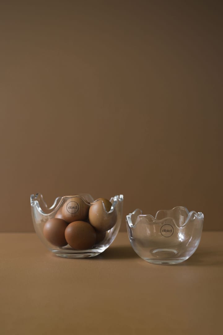 Happy Easter ciotola guscio d'uovo grande, Clear DBKD