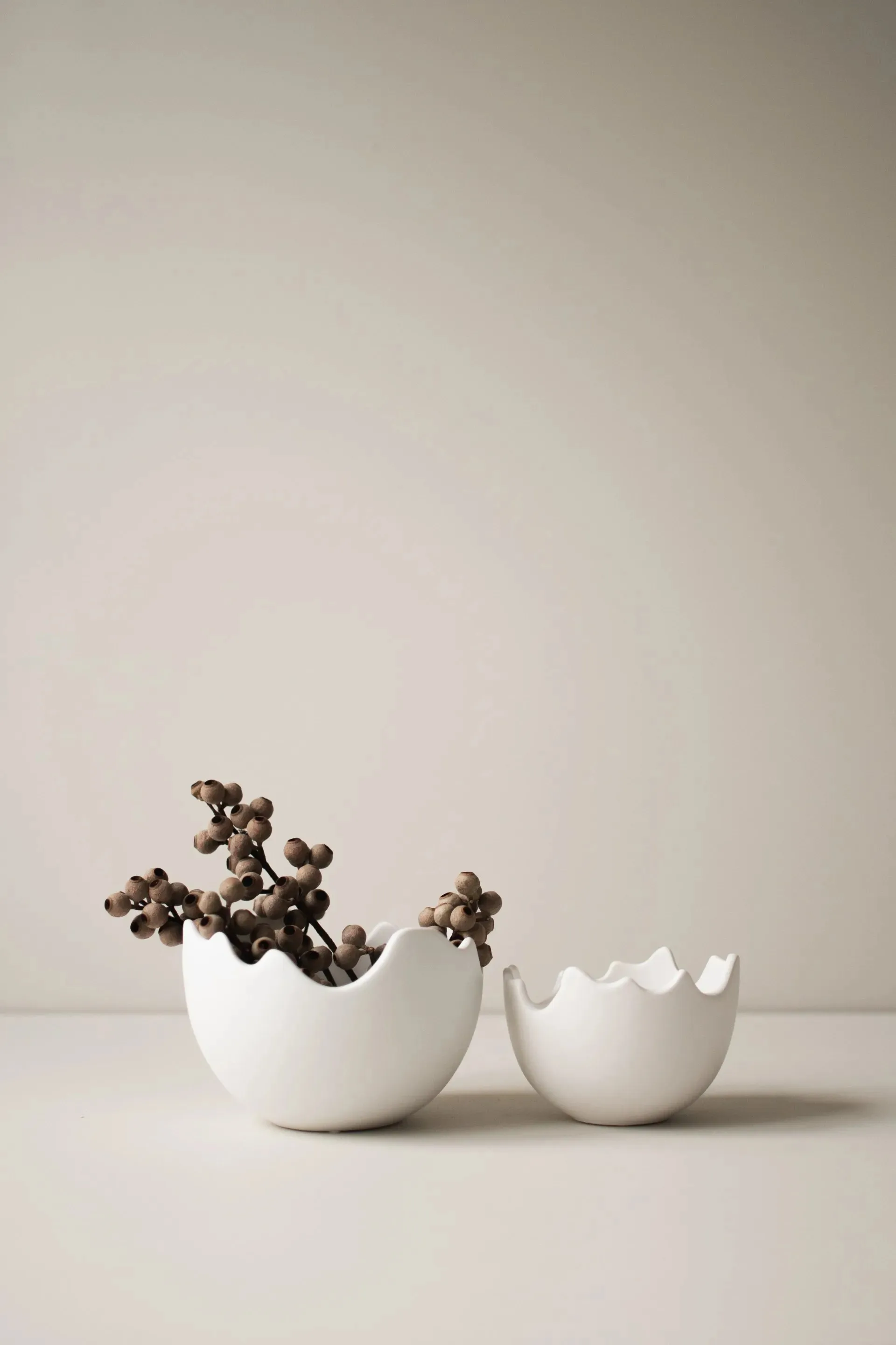 Happy Easter ciotola guscio d'uovo piccola, Bianco DBKD