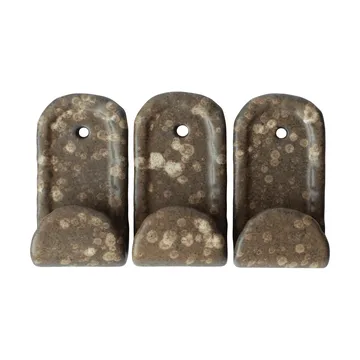Hook ganci 3 pezzi - Brown dot - DBKD