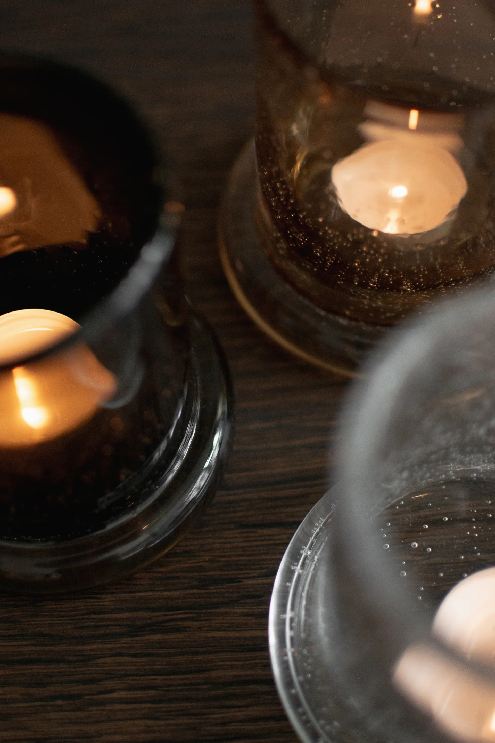 Lanterna portacandela Bubble Ø14 cm, Trasparente DBKD