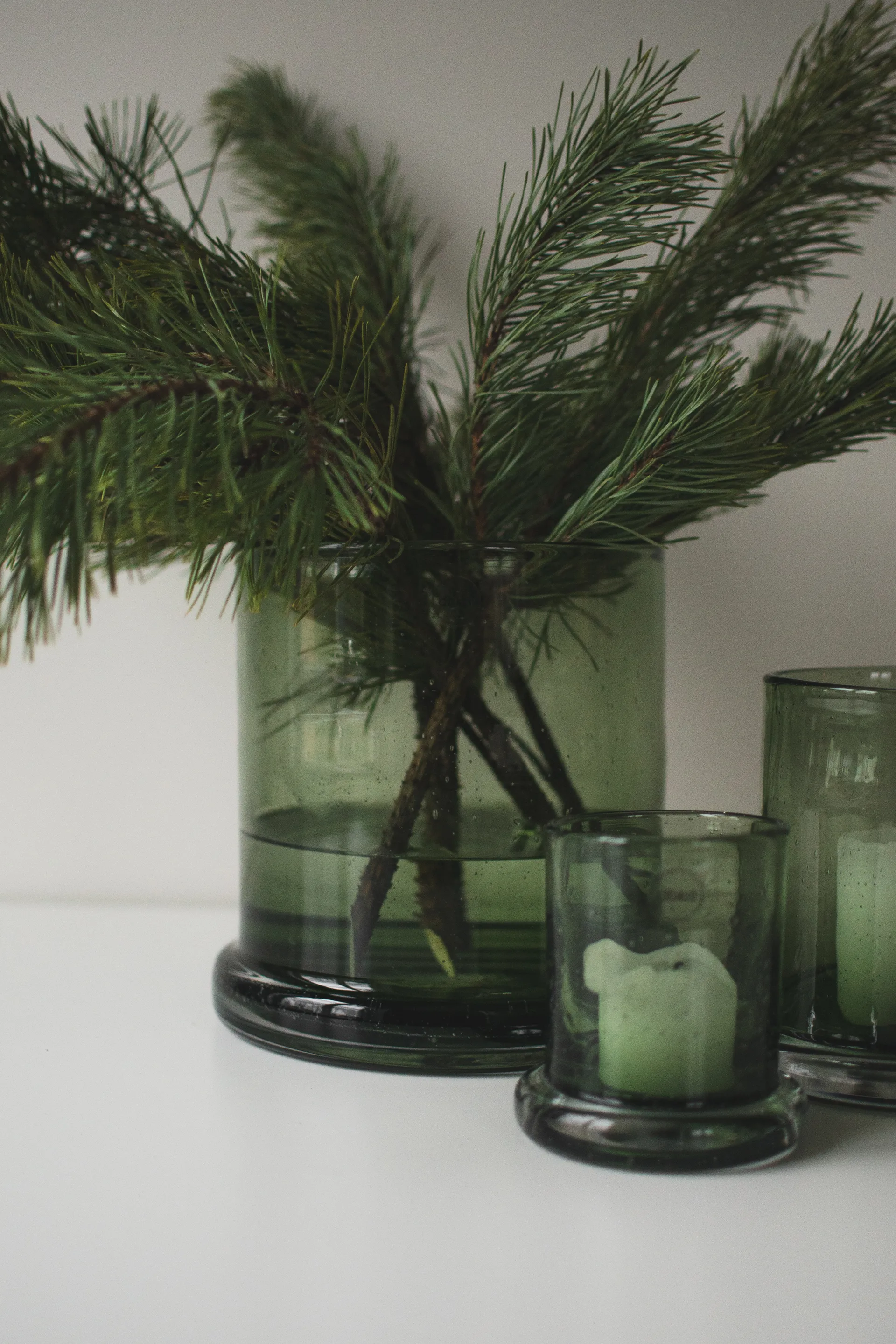 Lanterna portacandela Bubble Ø20 cm, Verde DBKD