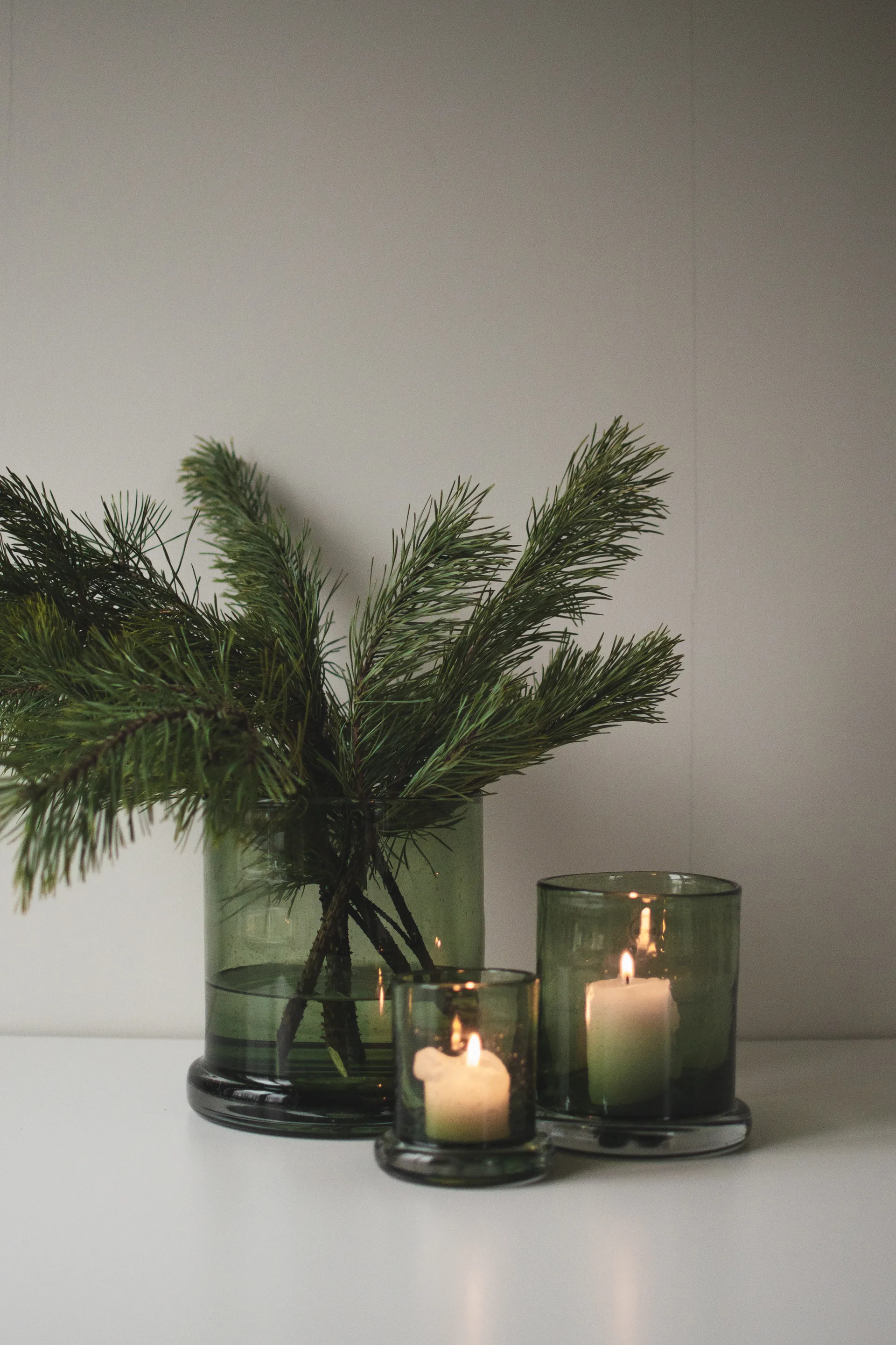 Lanterna portacandela Bubble Ø20 cm, Verde DBKD