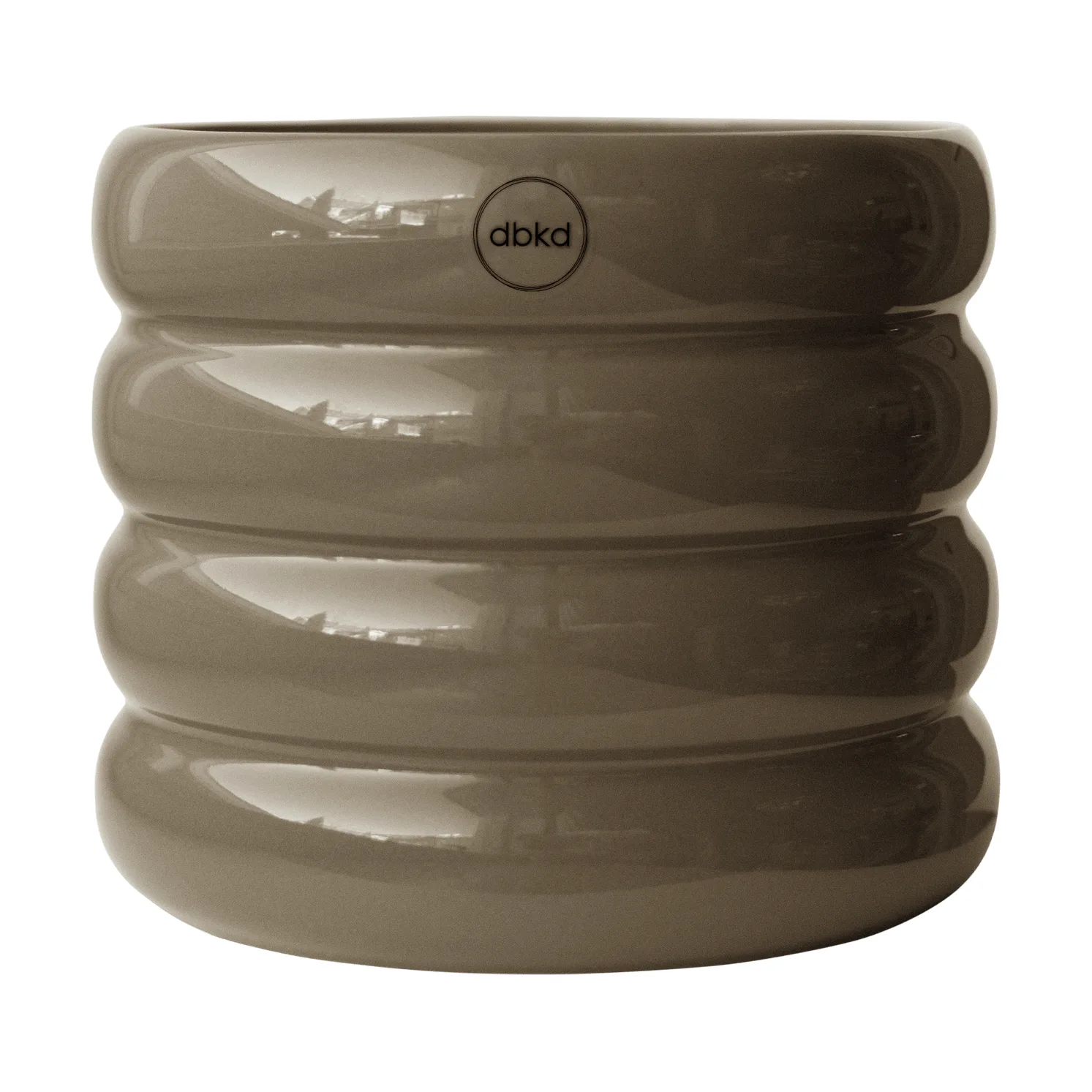 Mud vaso shiny dust, Ø14 cm DBKD