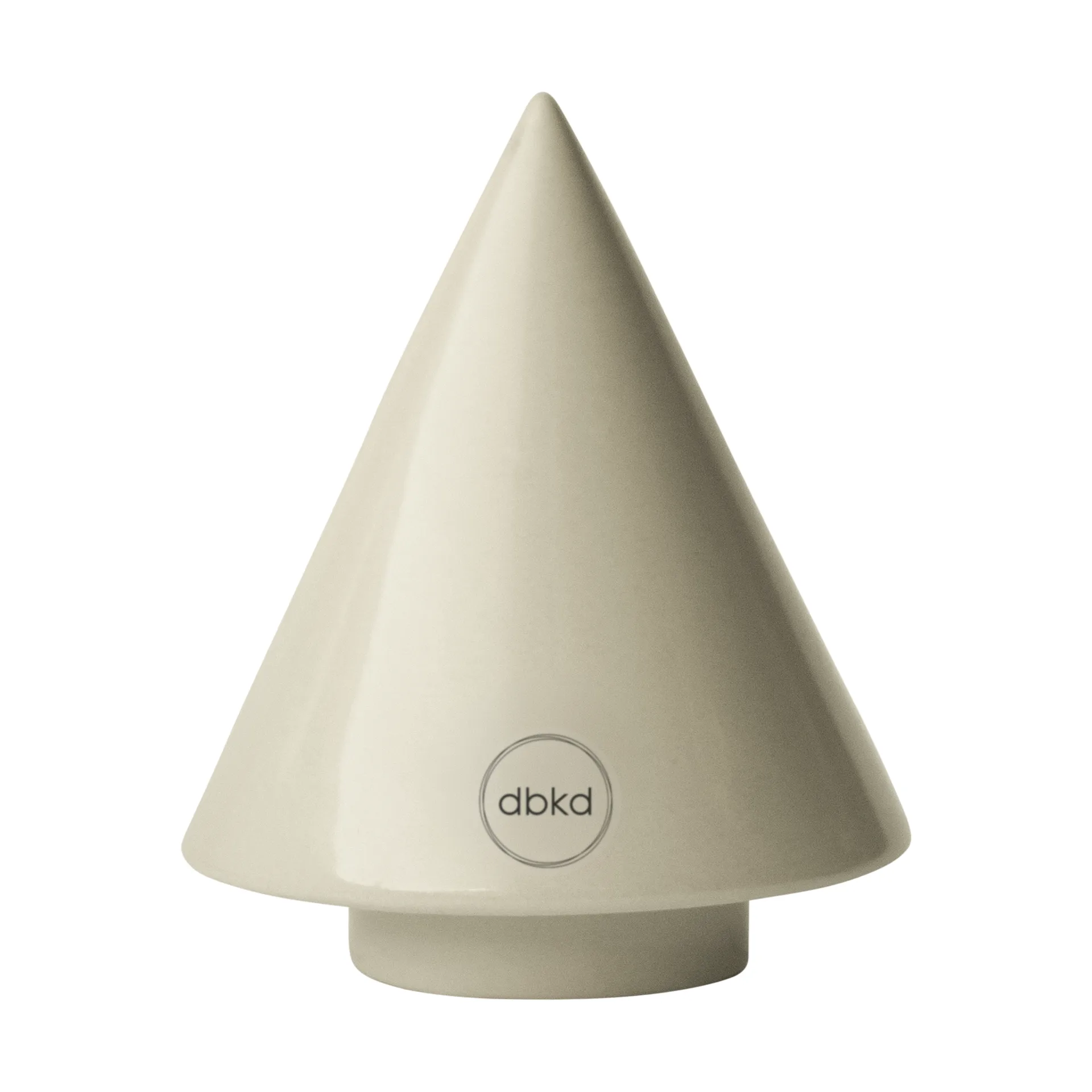 Peak albero decorativo, Shiny cream, Ø9 cm DBKD