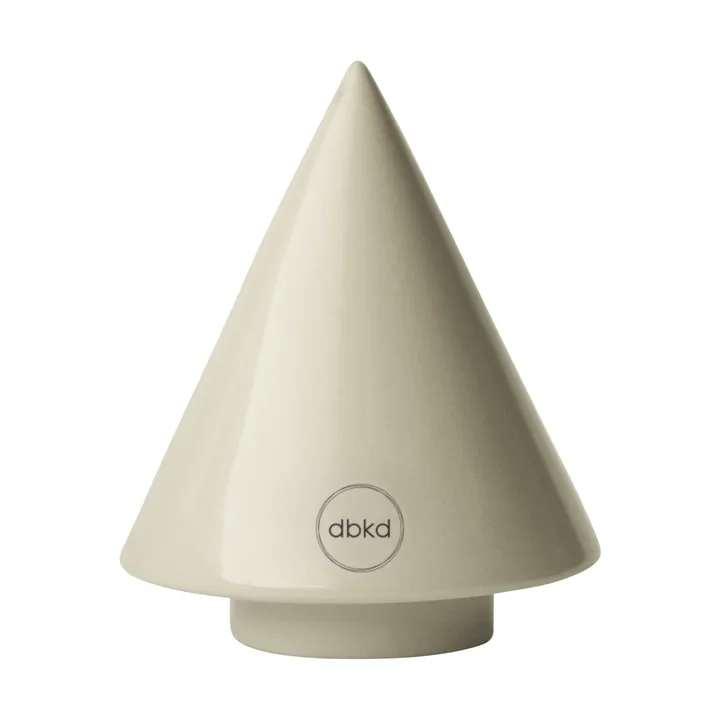 Peak albero decorativo - Shiny cream, Ø9 cm - DBKD