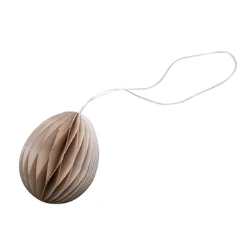 Pendente di Pasqua in carta Ovoid 7 cm - Sabbia - DBKD