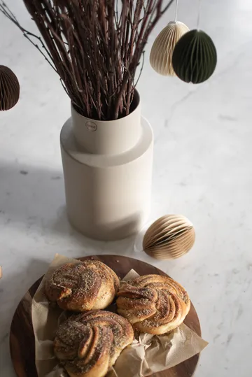 Pendente di Pasqua in carta Ovoid 7 cm - Sabbia - DBKD