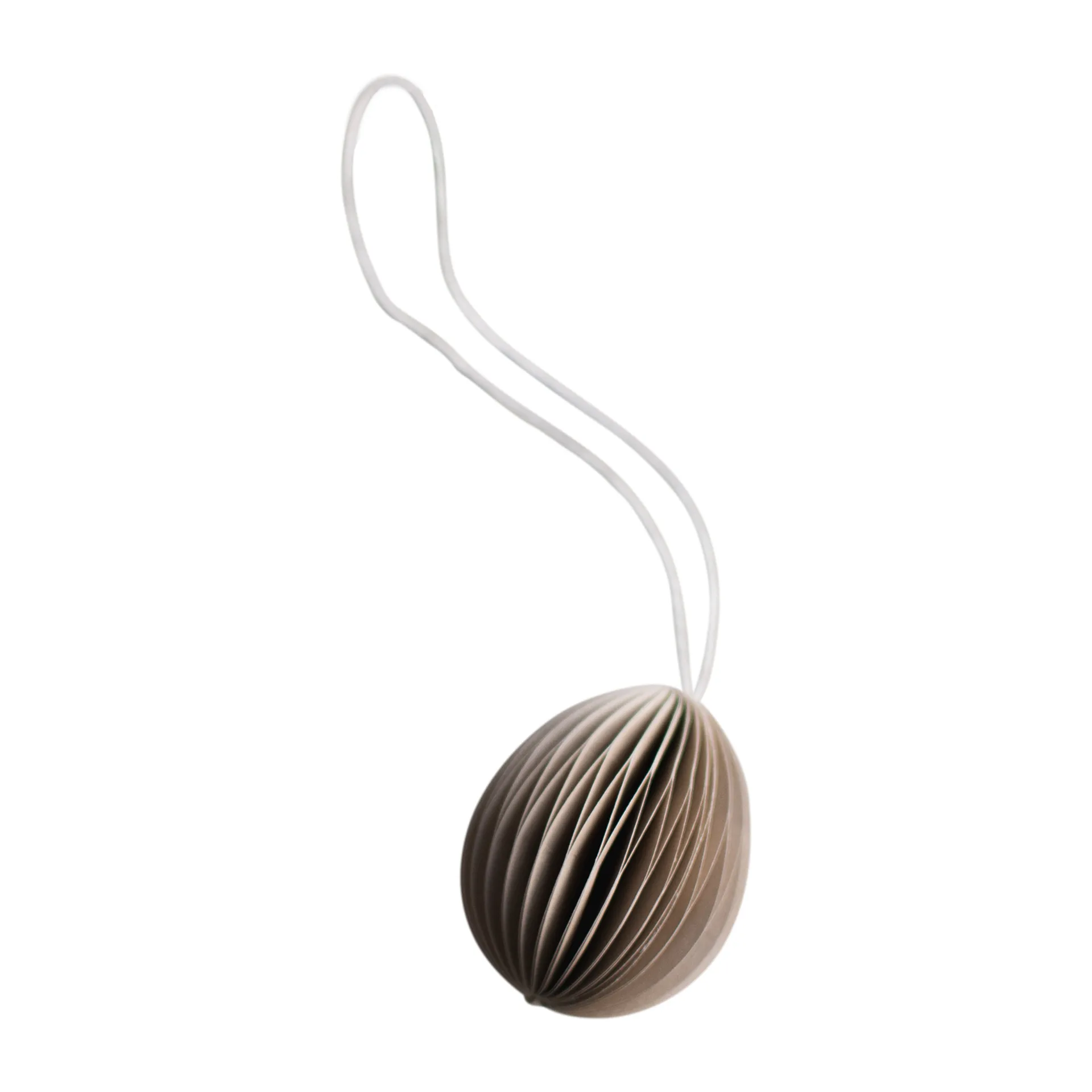 Pendente di Pasqua in carta Ovoid piccolo 4 cm, Sand DBKD
