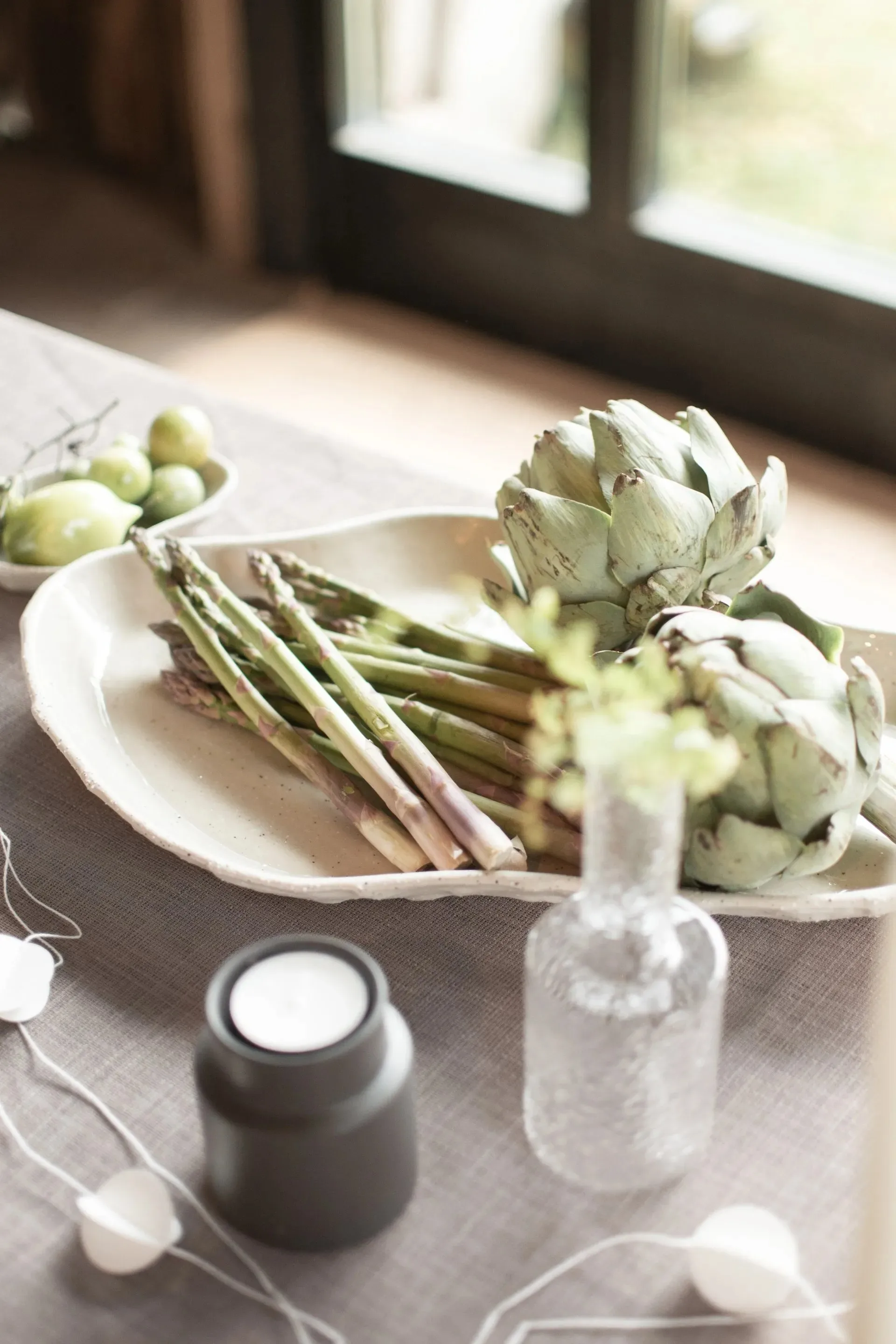 Piatto Flow grande, 25x40 cm, Sabbia DBKD