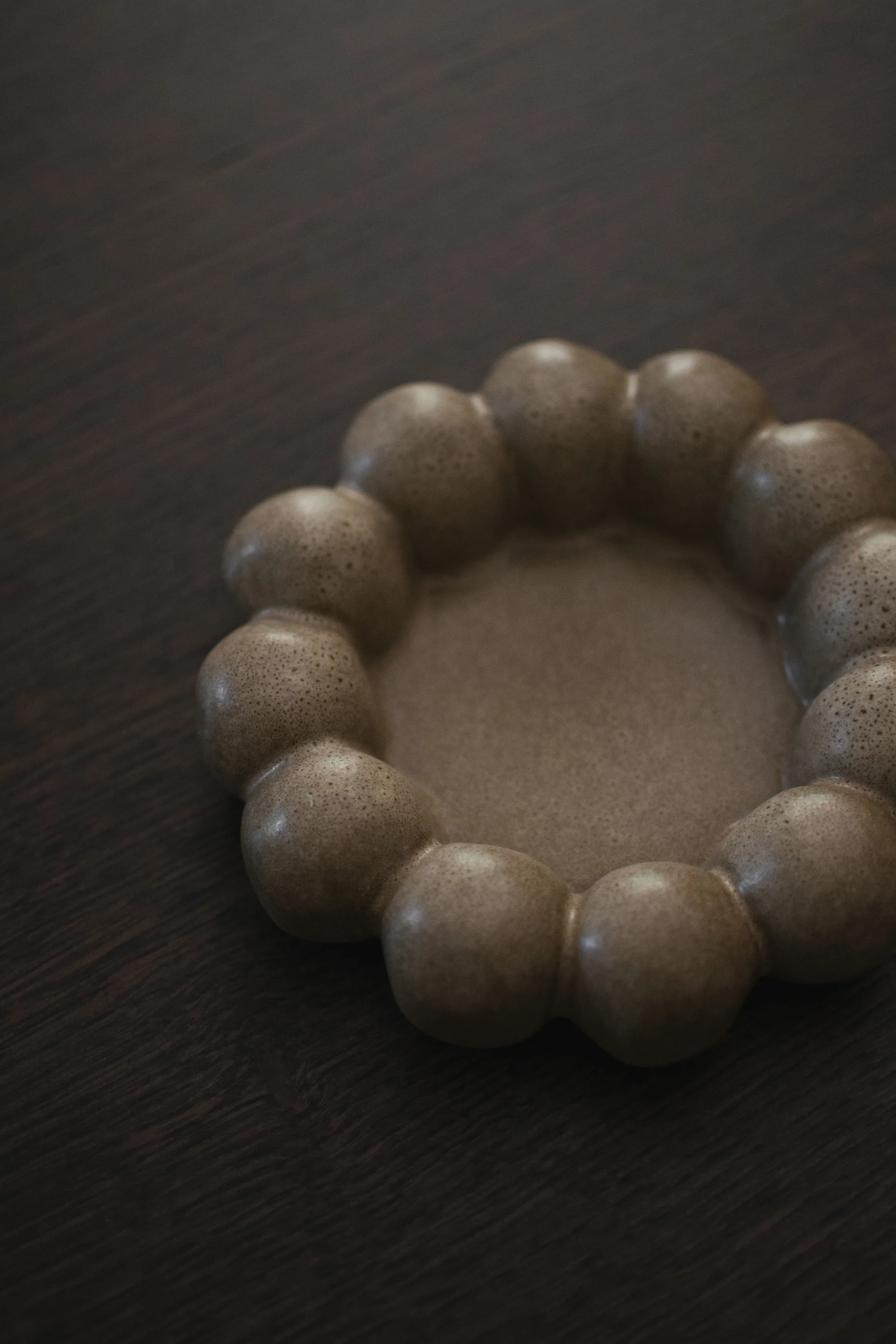 Piatto per candele Bright Ø17 cm, Beige DBKD