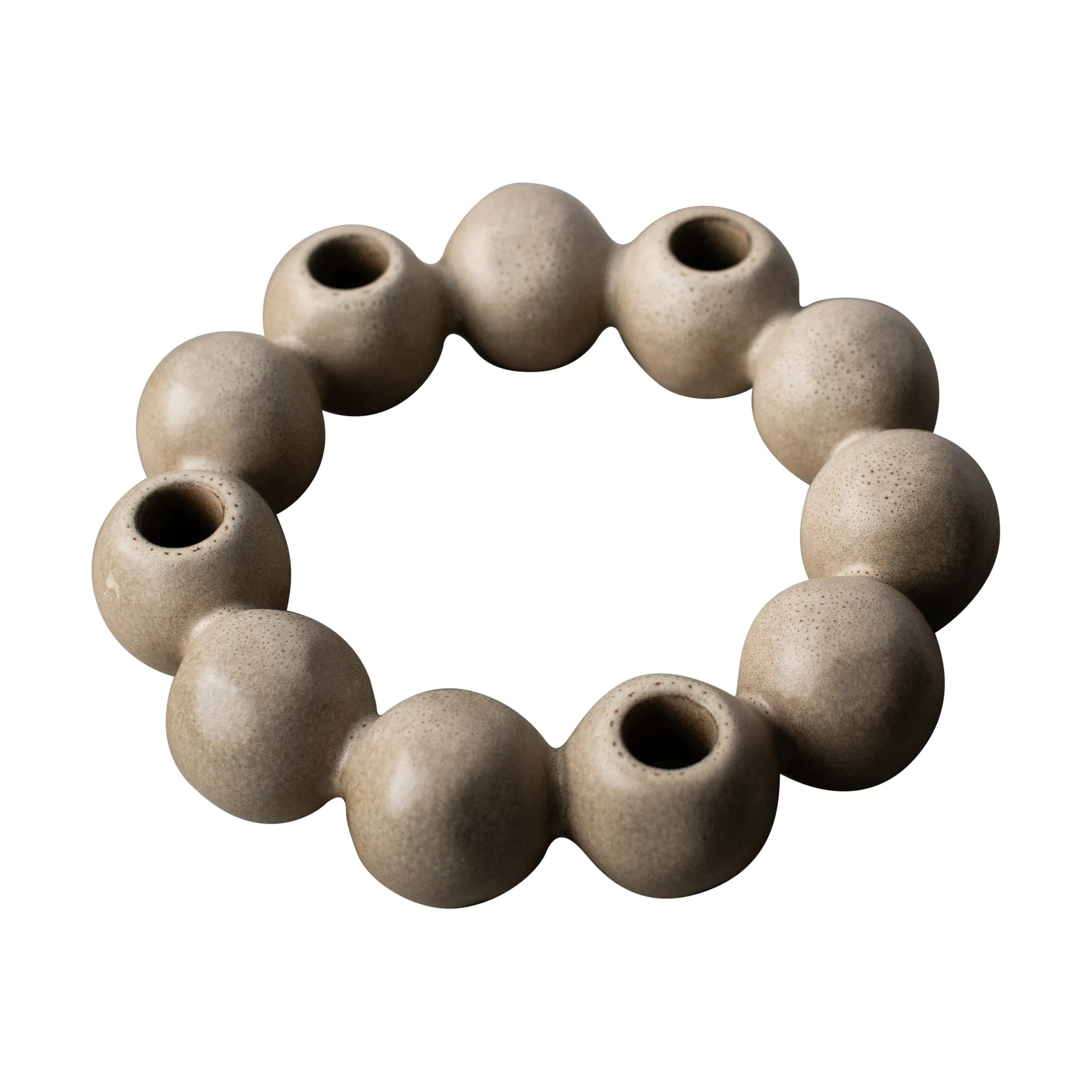 Portacandela Bright Ø27 cm, Beige DBKD