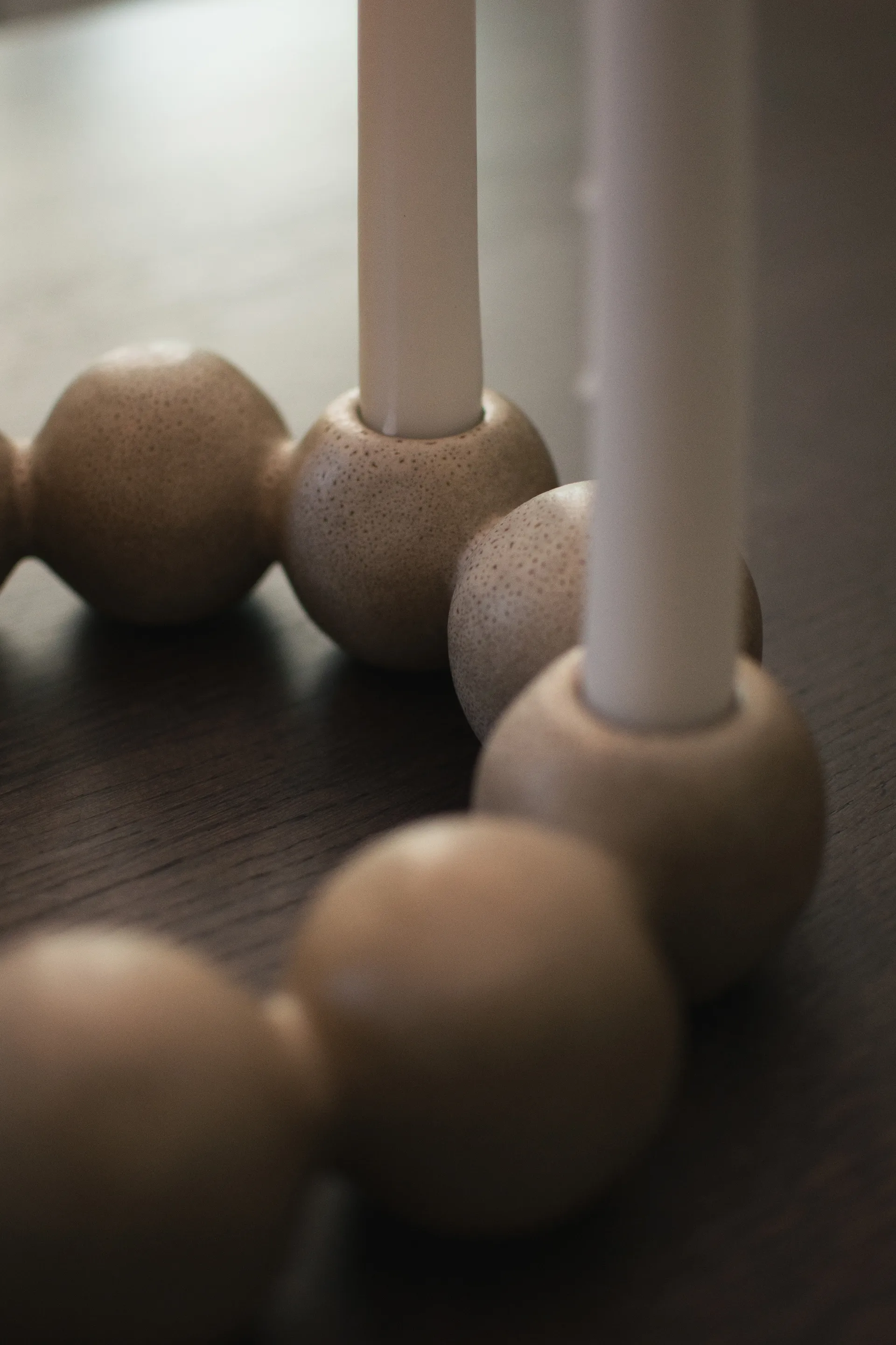 Portacandela Bright Ø27 cm, Beige DBKD