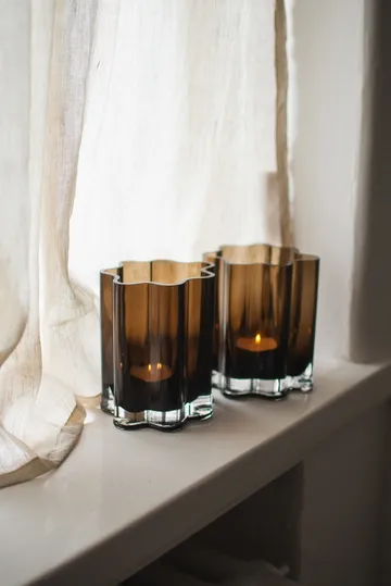 Portacandela Filter - Marrone, Ø11,5x13 cm - DBKD