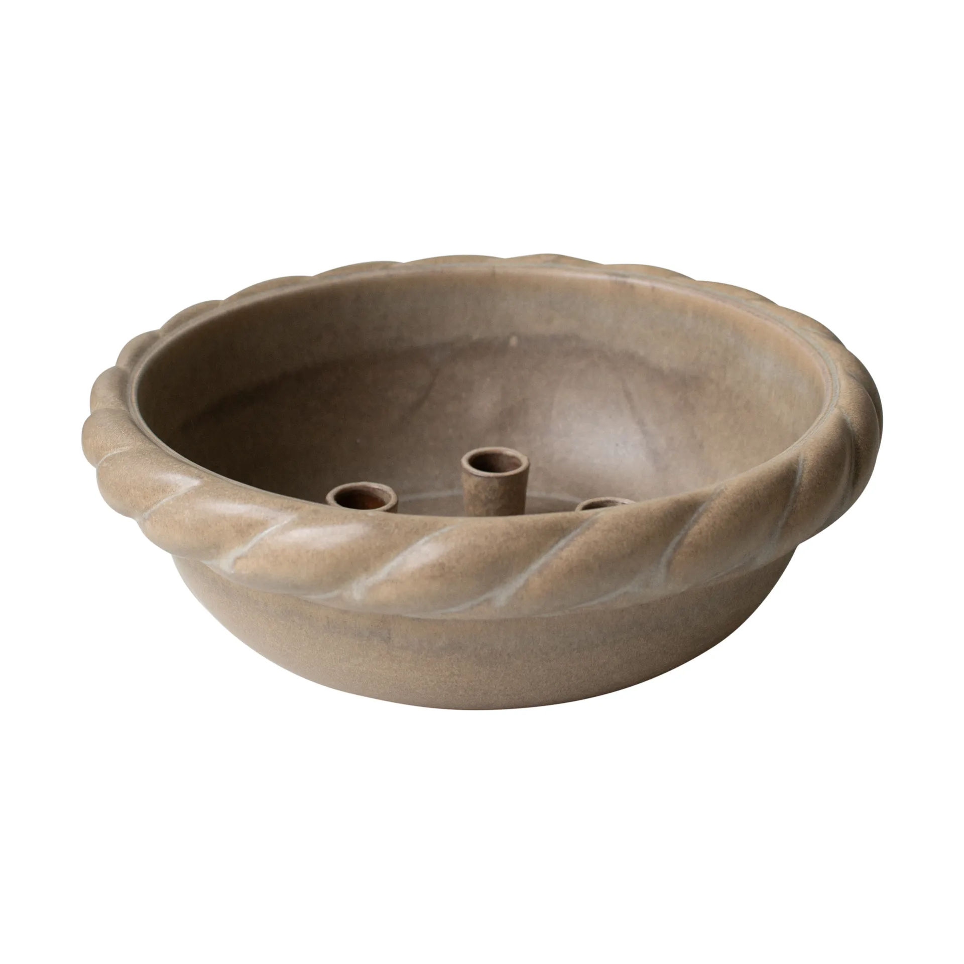 Portacandela Twine plate Ø30 cm, Beige DBKD