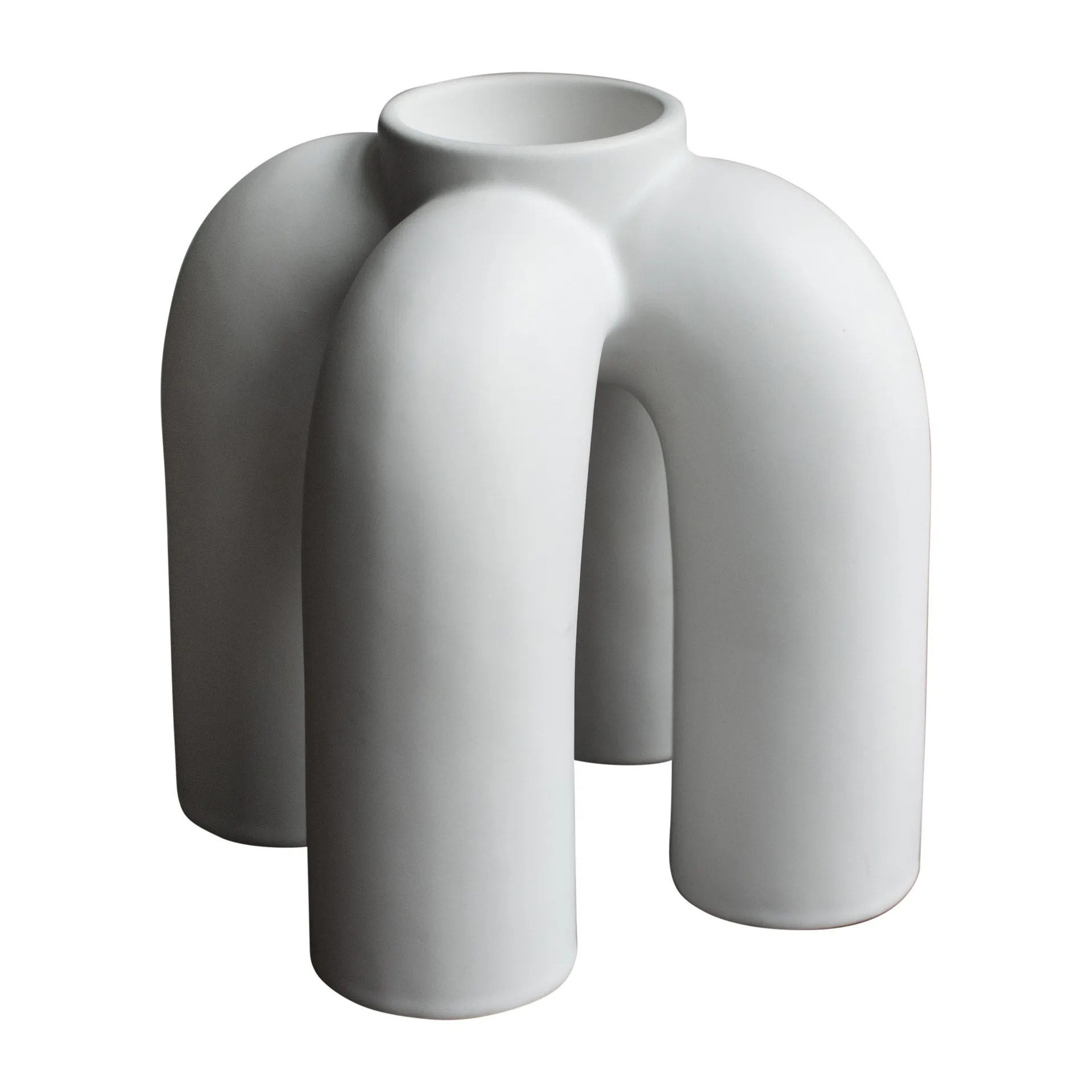 Portacandele Rope 14x14 cm, Bianco DBKD