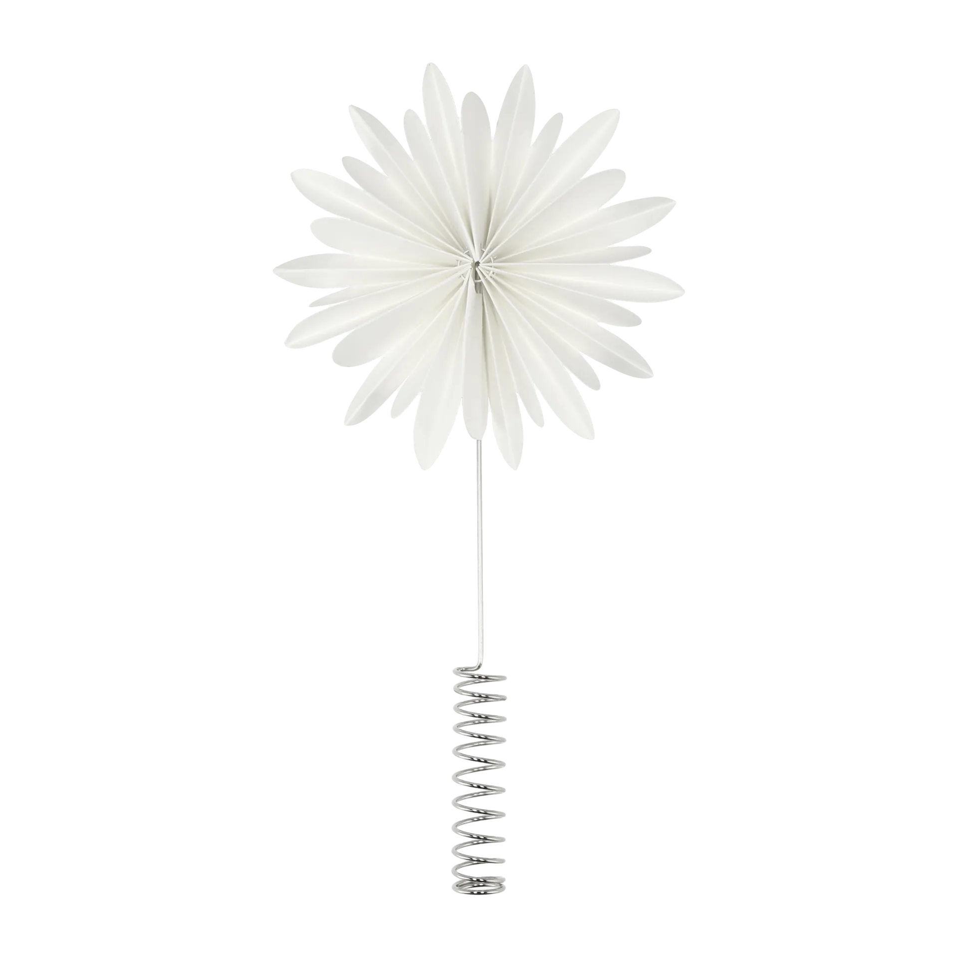 Stella per l'albero di Natale "Tree tops flower", Bianco DBKD