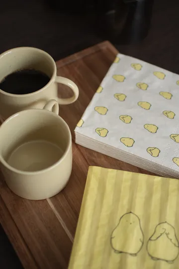 Tovaglioli di carta Chubby chicken confezione da 20 - Giallo, 33x33 cm - DBKD