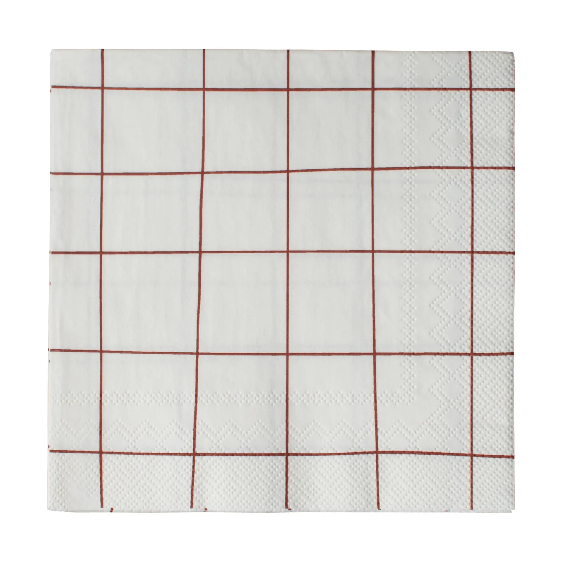 Tovagliolo di carta Square 33x33 cm confezione da 20, Rosso scuro DBKD