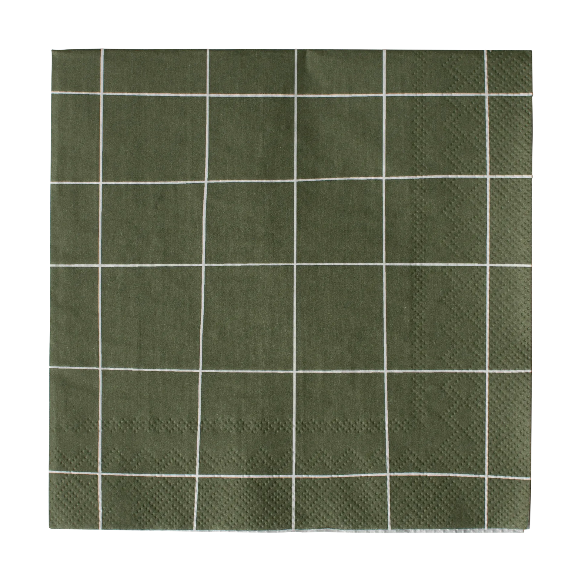 Tovagliolo di carta Square 33x33 cm confezione da 20, Verde DBKD