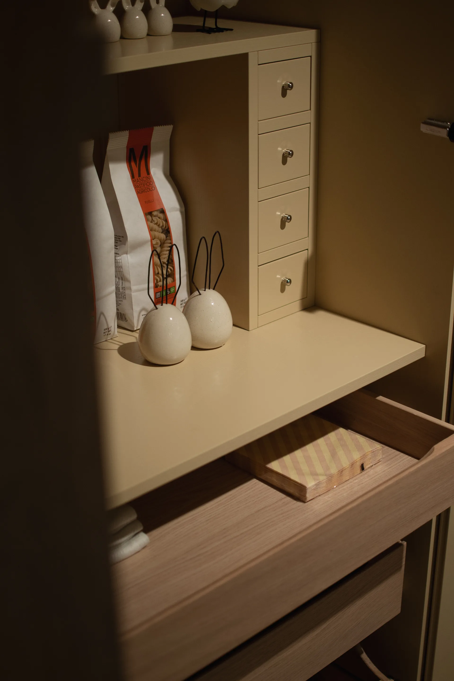 Tovagliolo di carta Stripe 33x33 cm confezione da 20, Giallo DBKD