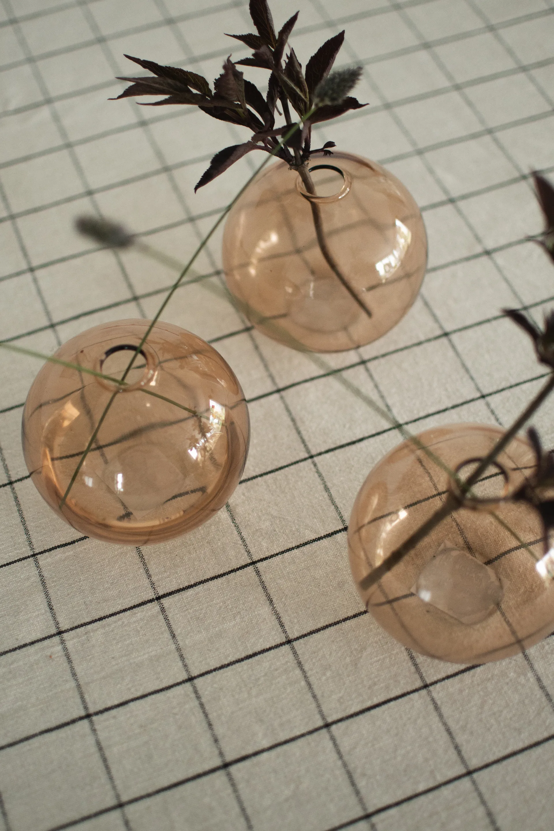 Vaso Ball Ø10 cm, Beige DBKD