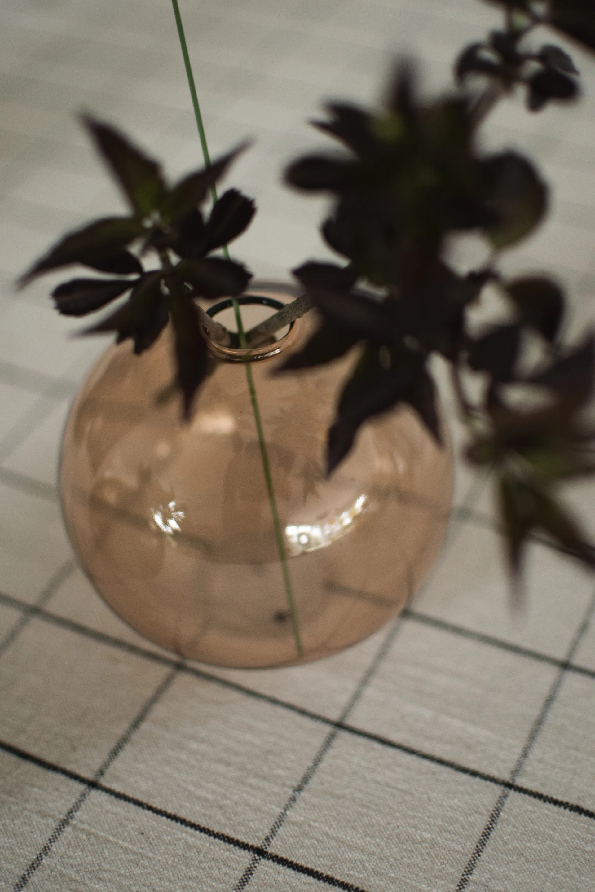 Vaso Ball Ø10 cm, Beige DBKD