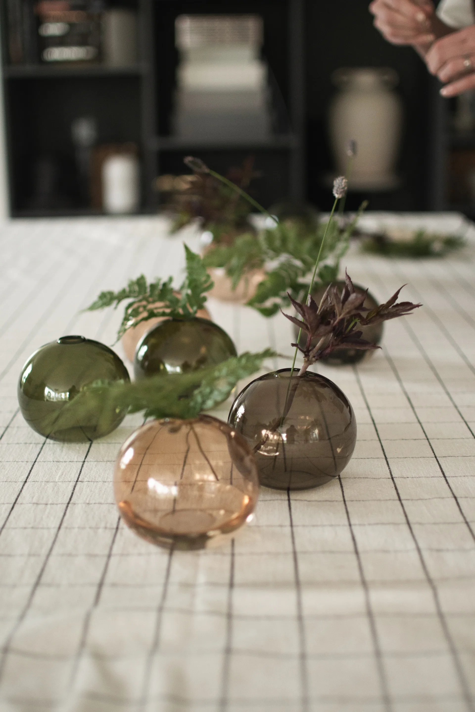 Vaso Ball Ø10 cm, Marrone DBKD