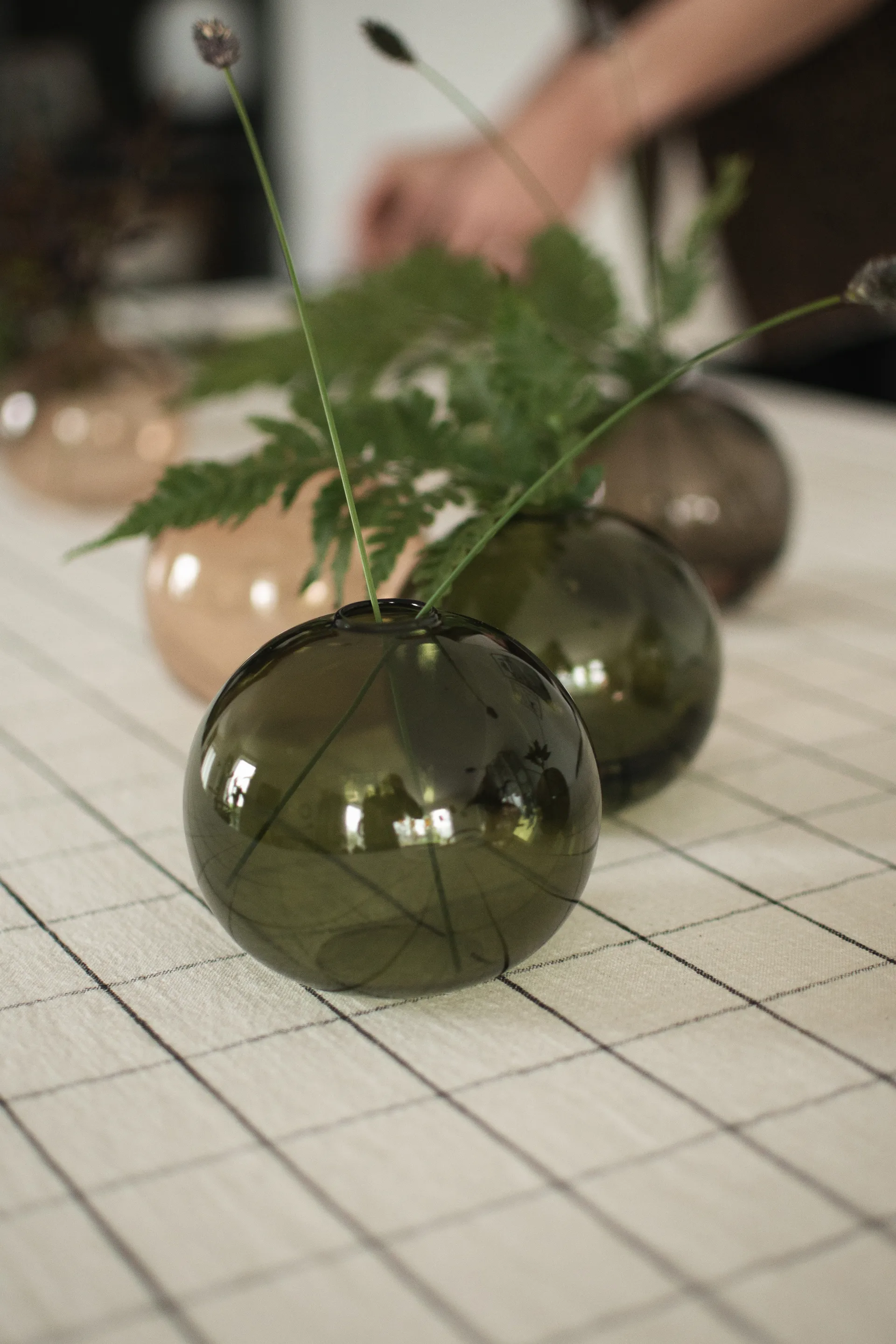 Vaso Ball Ø10 cm, Verde DBKD