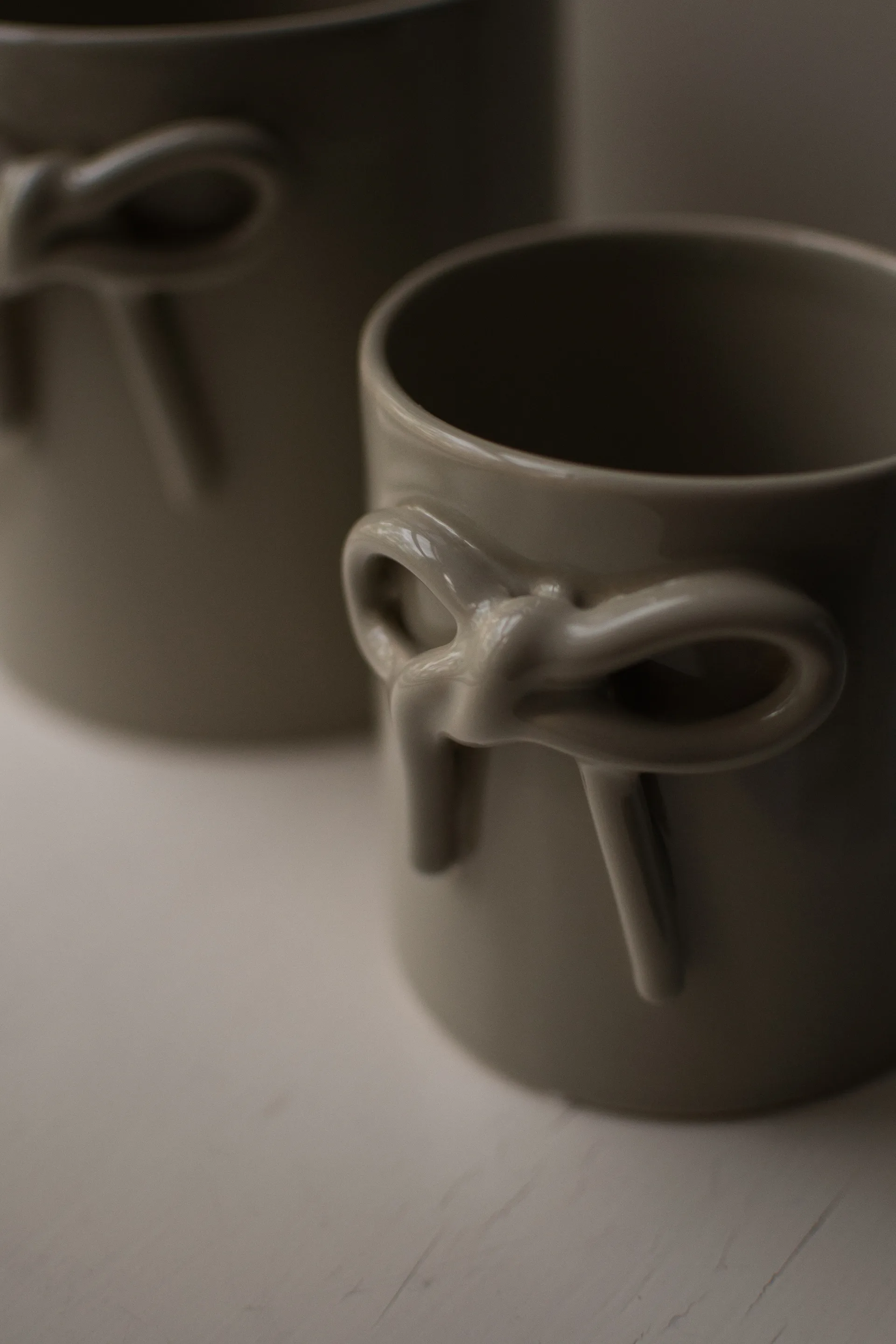 Vaso Bow Ø14 cm, Shiny mole DBKD