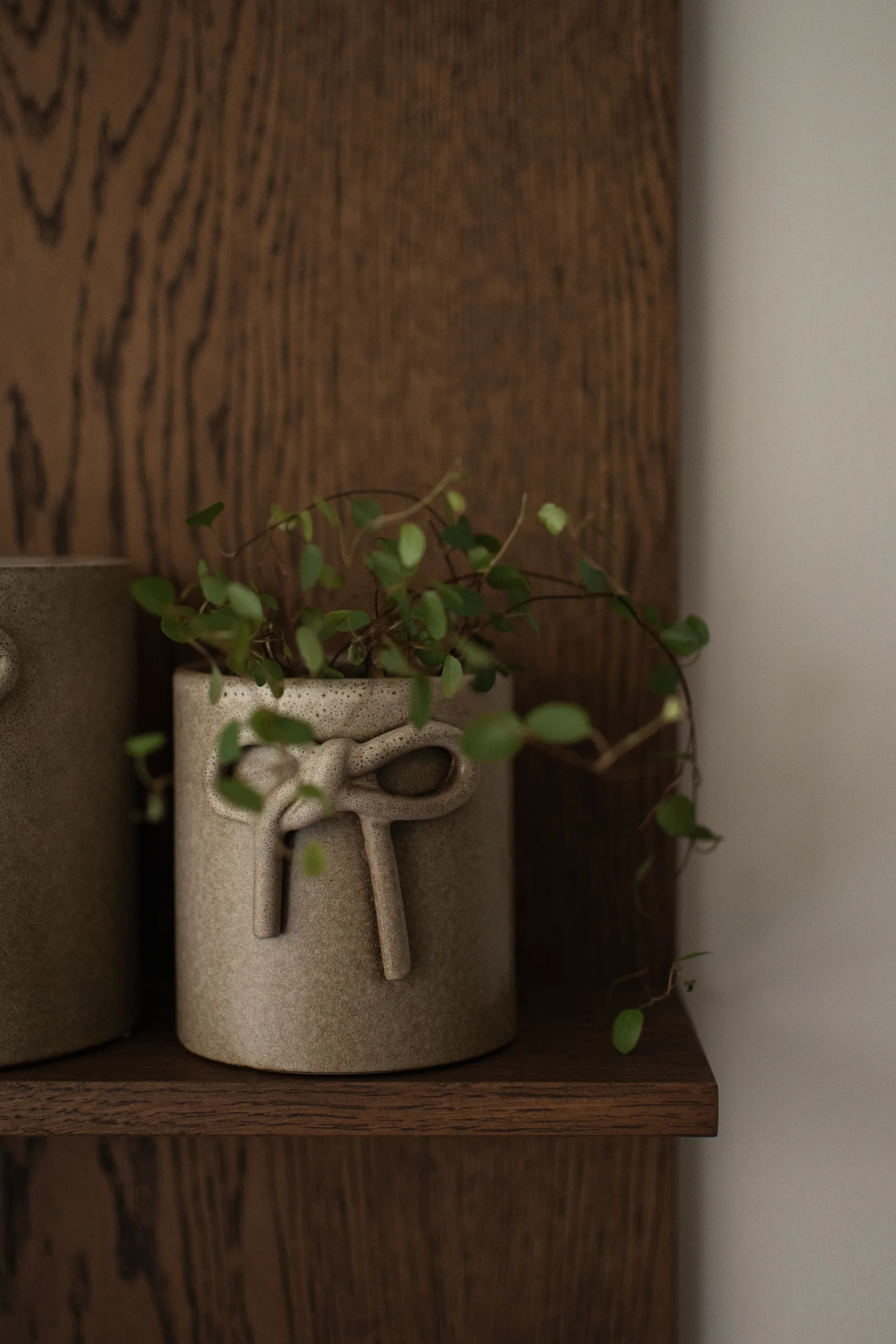 Vaso Bow Ø14 cm, Shiny mole DBKD