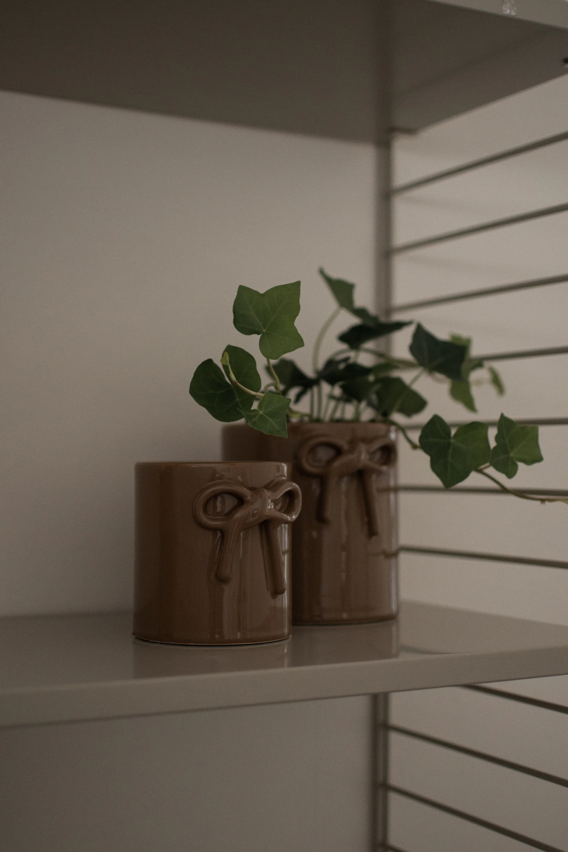 Vaso Bow Ø14 cm, Shiny nougat DBKD