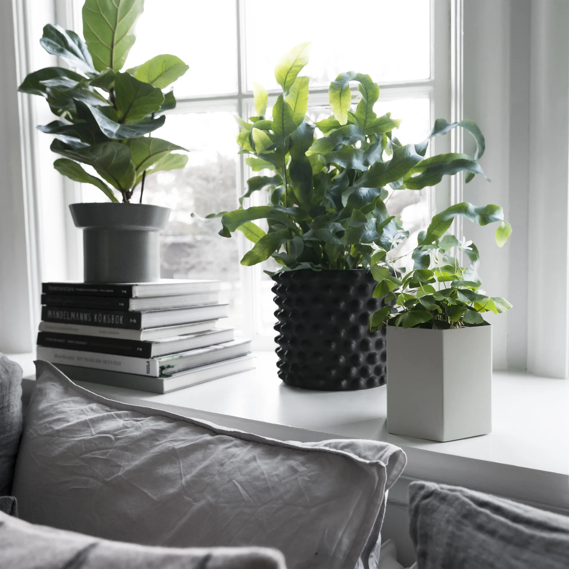 Vaso Cloudy dark grey, piccolo, Ø 21 cm DBKD