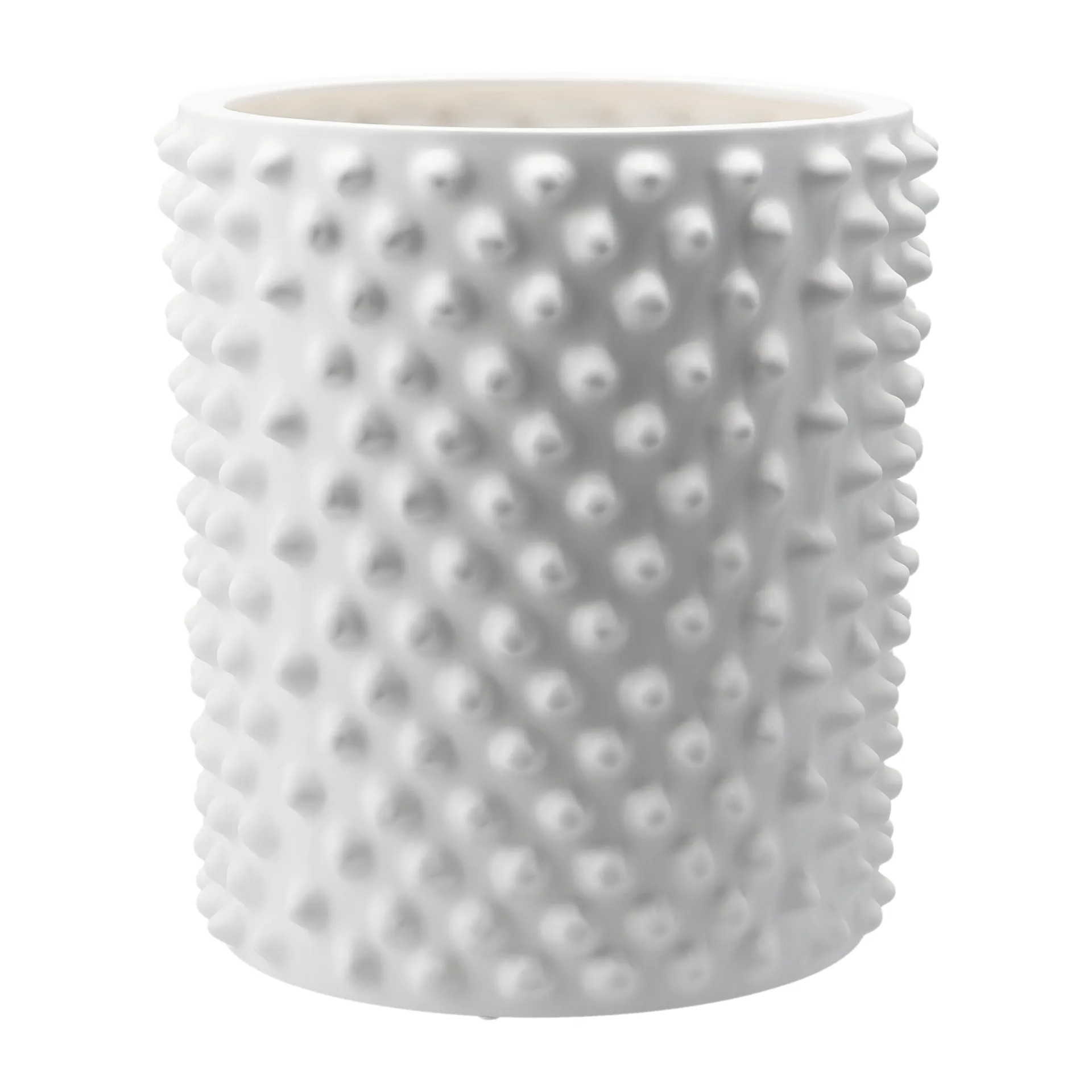 Vaso da fiori Cloudy matte white, grande DBKD