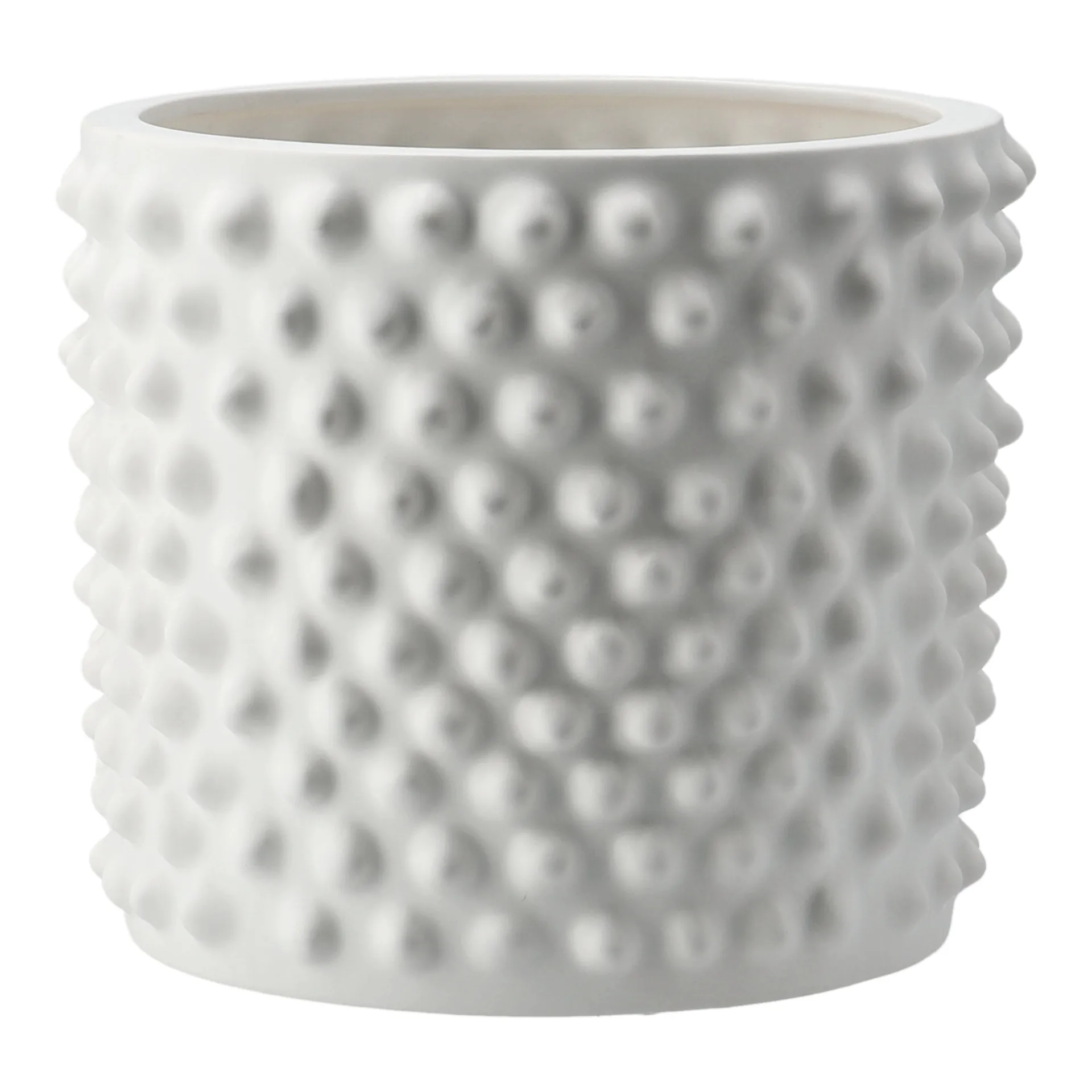 Vaso da fiori Cloudy matte white, Medio DBKD