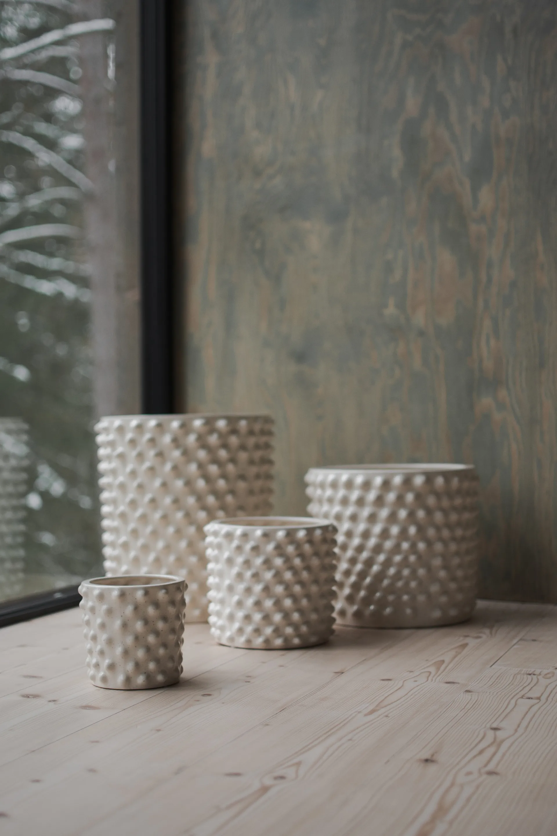 Vaso da fiori Cloudy vaniglia, Piccolo Ø 21 cm DBKD