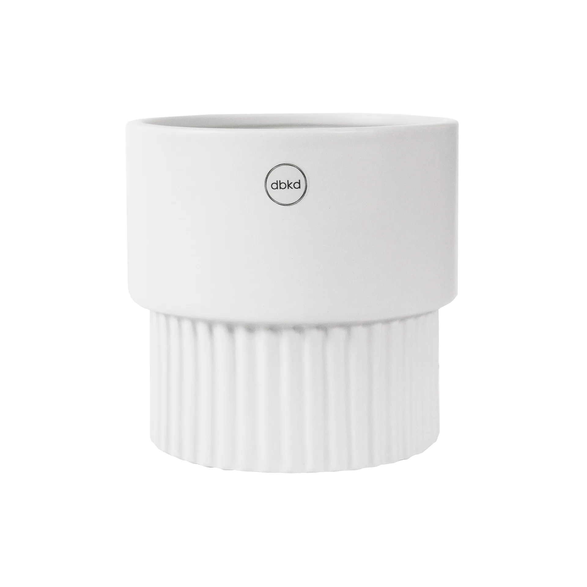 Vaso da fiori Front Ø 16, bianco DBKD