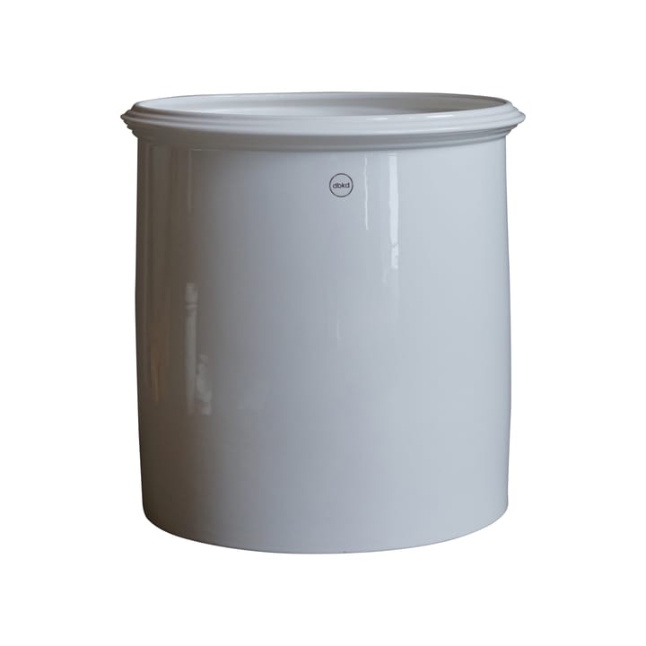 Vaso da fiori Kruset bianco liscio, Xl DBKD