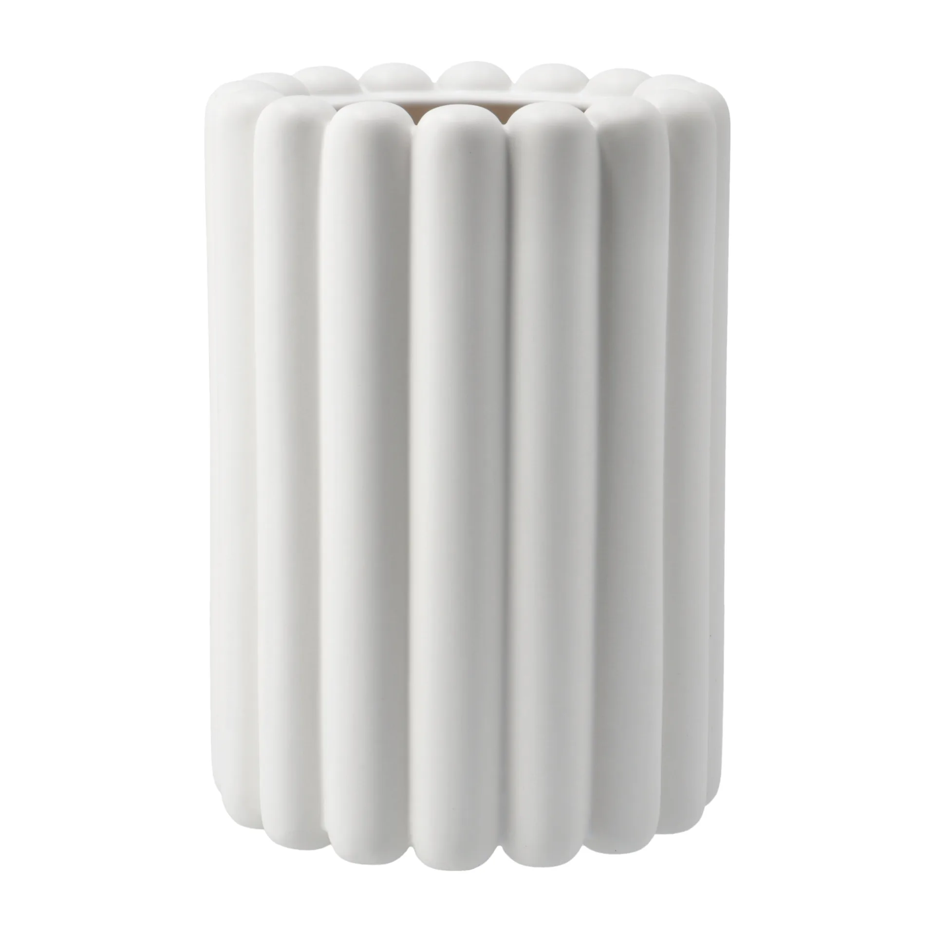 Vaso da fiori Mist grande Ø19x27 cm, Bianco DBKD