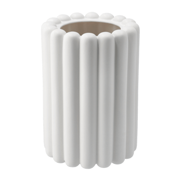 Vaso da fiori Mist grande Ø19x27 cm - Bianco - DBKD