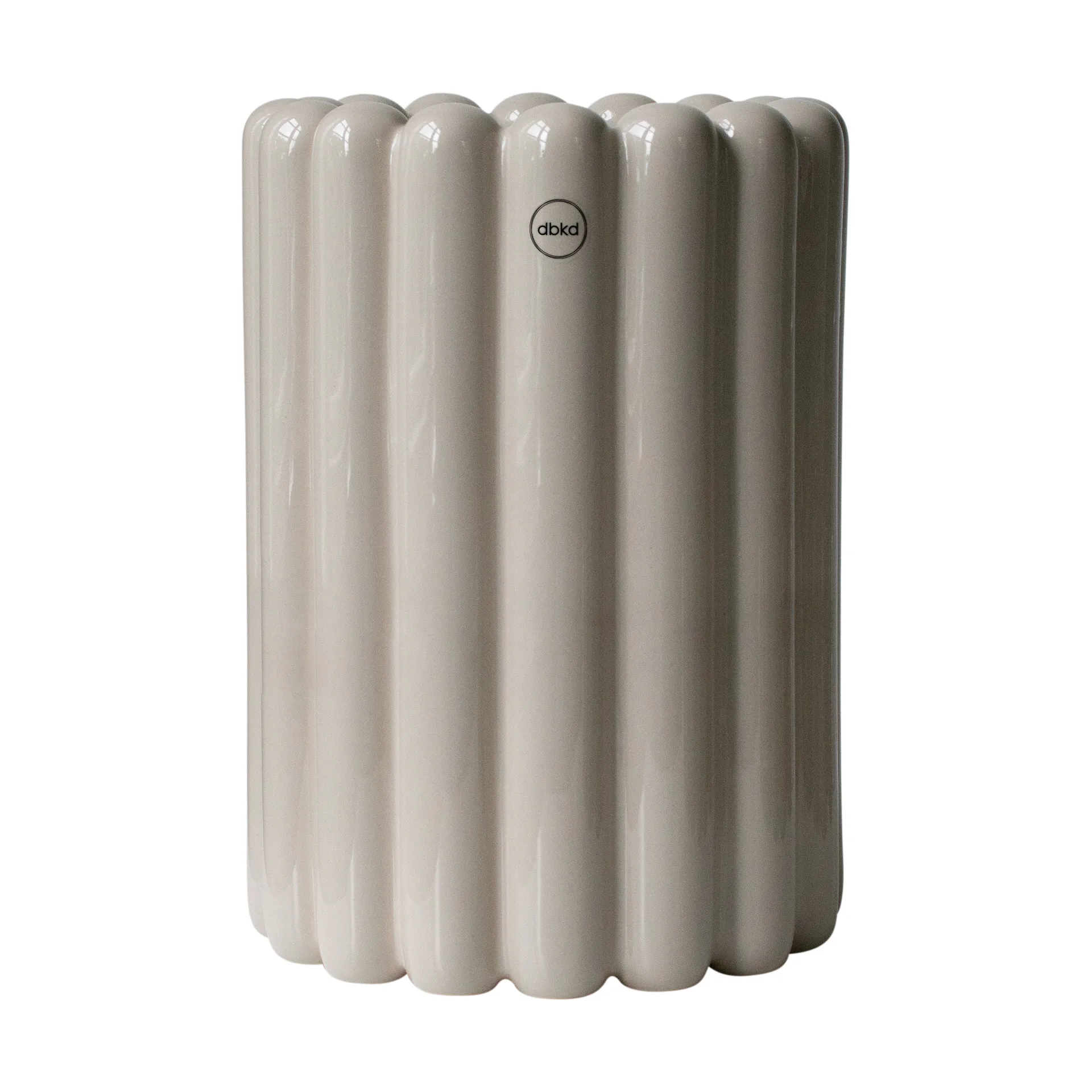 Vaso da fiori Mist grande Ø19x27 cm, Shiny mole DBKD