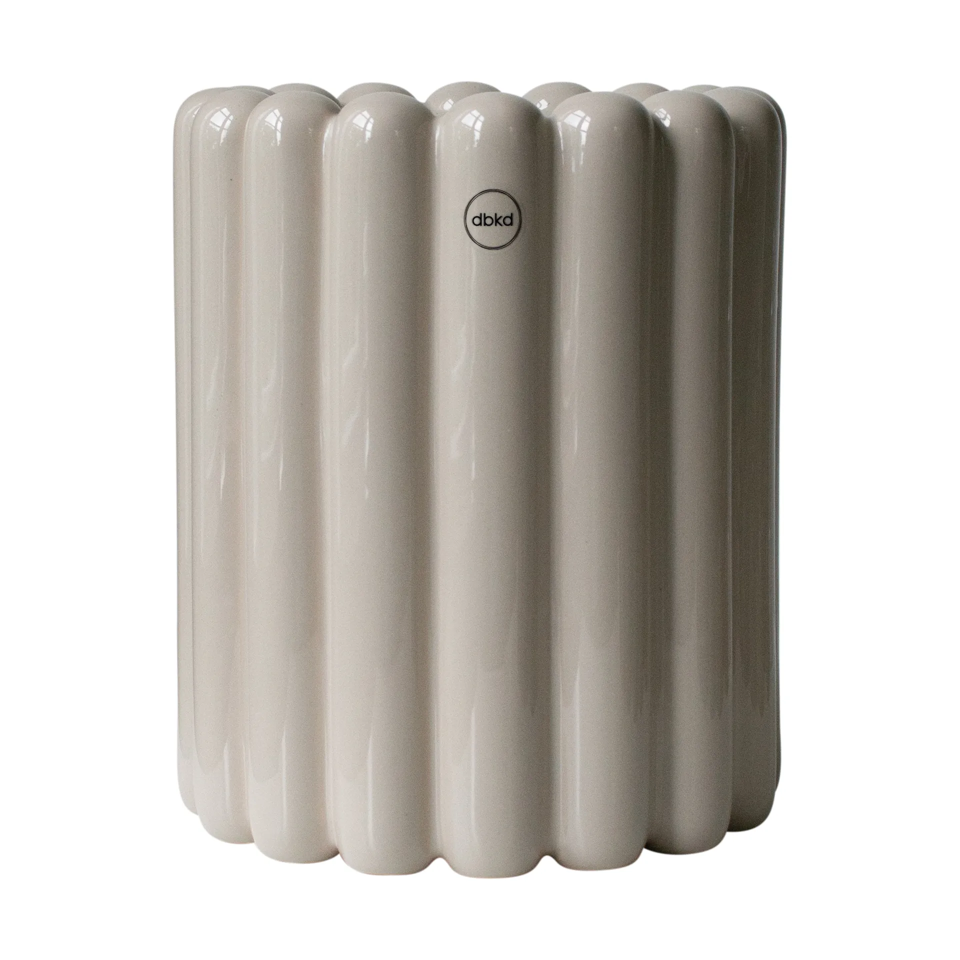 Vaso da fiori Mist medio Ø19x23 cm, Shiny mole DBKD