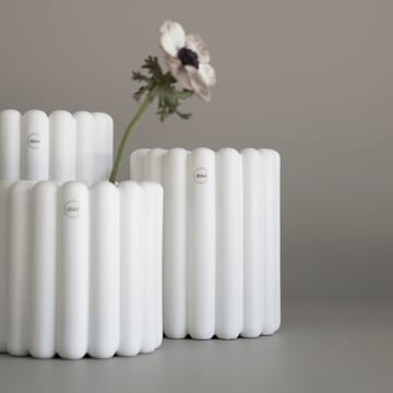 Vaso da fiori Mist piccolo Ø19x19 cm - Bianco - DBKD