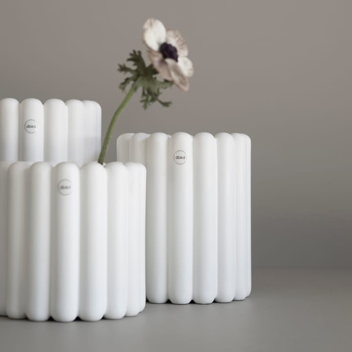 Vaso da fiori Mist piccolo Ø19x19 cm, Bianco DBKD